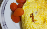 Omelette soufflée aux abricots