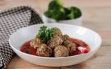 Boulettes de viande La Vache qui Rit, sauce tomate