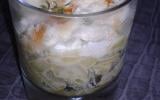 Verrine courgette et chèvre chaud