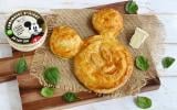 Tourte feuilletée Mickey au camembert d'Isigny Sainte-Mère et viande hachée