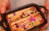 Financier rhubarbe et amandes