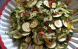 Salade de courgettes savoureuse