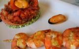 Tartare de tomates et courgettes, aux parfums Méditerranéens