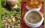 Soupe de champignons d'automne surprise