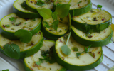 Courgettes à la menthe