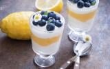 Mousse au fromage blanc et lemon curd