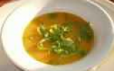 Soupe carottes, patates, orange