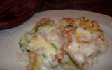 Gratin de courgettes crémeux au riz et thon