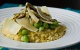 Risotto artichauts poivrade et petits pois