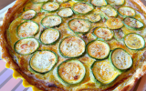 Tarte courgettes-brousse