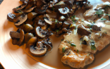 Escalopes de dinde aux champignons gourmandes