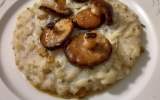 Noix de Saint Jacques sur risotto de cèpes