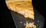 Quiche au poulet, potiron & fromages