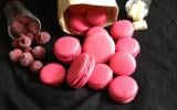 Macarons framboises chocolat blanc