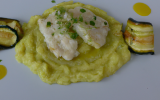 Cabillaud à la mousse de courgettes - purée bébé