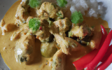Curry de poulet, inspiration Thaï