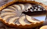 Tarte aux poires chocolat