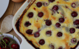 Clafoutis cerises-vanille