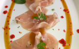 Carpaccio de pieds de cochon