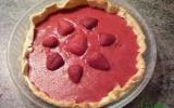 Tarte miroir aux fraises