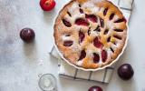 Gâteau moelleux aux prunes rouges