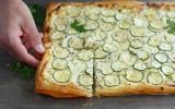 Tarte filo aux courgettes