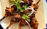 Brochette de lapin tandoori