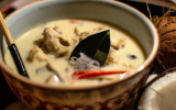 Soupe thaïe, poulet & lait de coco