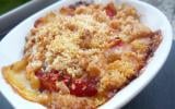 Crumble à la tomate et au chèvre