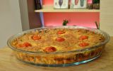 Quiche lorraine sans pâte au fromage de brebis Etorki