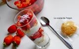 Verrine fraises et yaourt