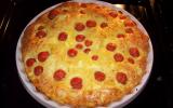 Clafoutis aux tomates cerises et vache qui rit