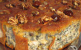 Cake aux chataignes et roquefort