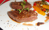 Steak aux griottes