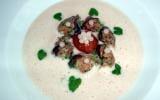 Escargots et crème de chataîgnes aux Perles des sous-bois