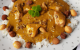 Poulet au curry et noix de cajou