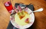 Purée de mon enfance et mouillettes de jambon