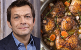 Laurent Mariotte nous régale avec son poulet au vin rouge façon bourguignon, idéal pour le dimanche