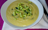 Velouté de haricots beurre à la courgette Thermomix