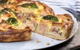 Quiche au saumon, brocolis et fromage râpé Sublime Filante Giovanni Ferrari