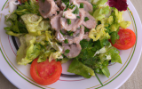 Salade au boudin blanc