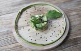 Tartare de courgette et avocat