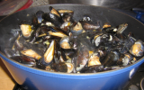 Moules marinières au gingembre et citronnelle