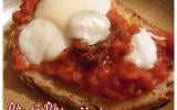 Bruschetta tomate et basilic