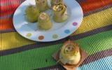 Roulés de courgettes au saumon fumé