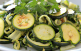 Courgettes en salade faciles