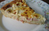 Tarte gratinée au jambon