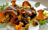 Epaule d'agneau aux girolles