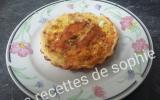 Tarte aux lardons et camembert