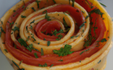 Biscuit roulé à la tomate et aux fines herbes